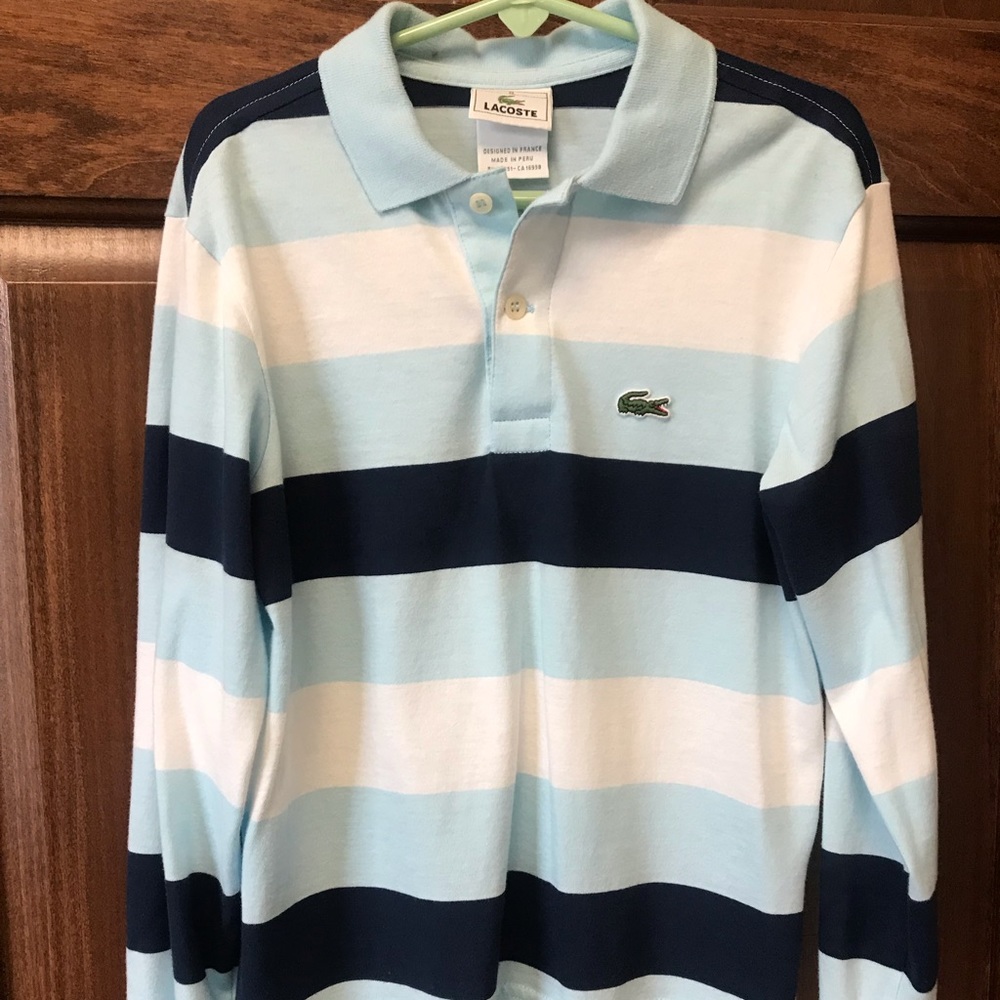 Lacoste boys polo shirt, size 8